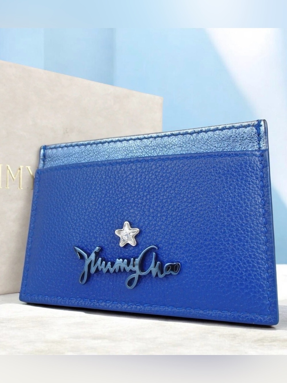 Jimmy Choo Leather Card Holder 😍💙